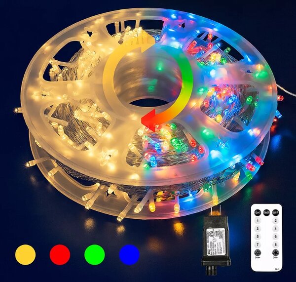KIK KX5236 LED svetelná reťaz 50M 500LED farebná