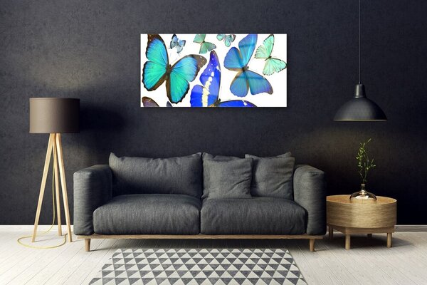 Obraz na skle Motýle príroda 100x50 cm 2 Prívesky
