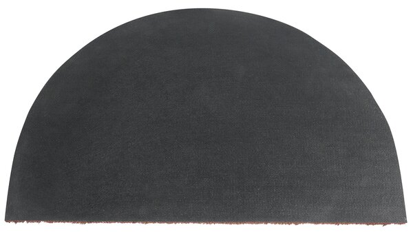 Rohožka hnedá prírodné kokosové vlákno 45 x 75 cm PVC protišmyková spodná strana rohož so vzorom moderná