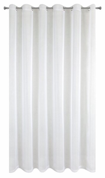 ZÁCLONA NA KRÚŽKOCH LUCY 350X250 CM BIELA