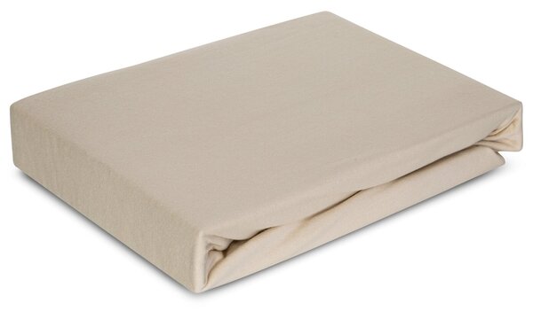 JERSEY PRESTIERADLO JERS4 120X200 CM, VÝŠKA 25 CM BÉŽOVÉ