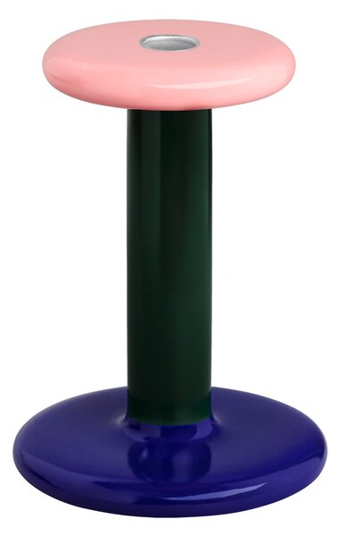 Svietnik Pesa Medium, Pink / Black Green / Night Blue – Hem