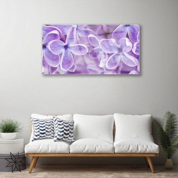 Obraz na skle Kvety rastlina príroda 100x50 cm 2 Prívesky