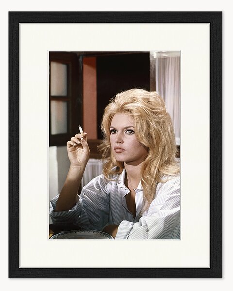 Ručne vyrobená zarámovaná fotografia Brigitte Bardot