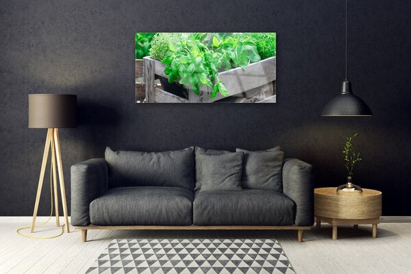 Obraz na skle Listy príroda rastlina 100x50 cm 2 Prívesky