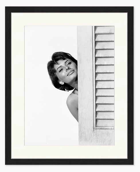 Ručne vyrobená zarámovaná fotografia Sophia Loren