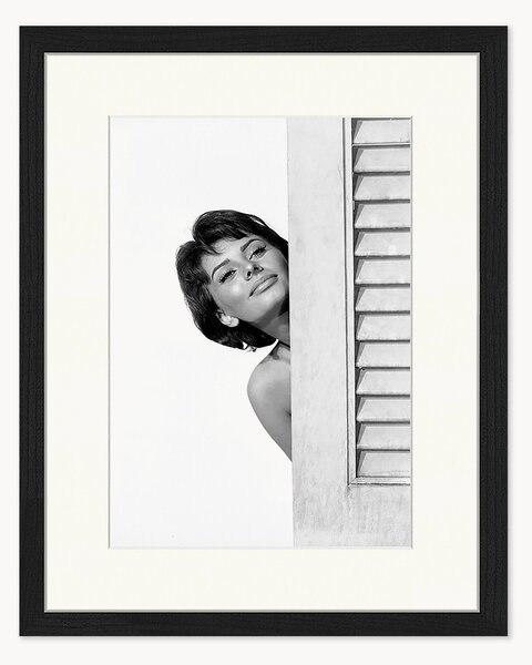 Ručne vyrobená zarámovaná fotografia Sophia Loren