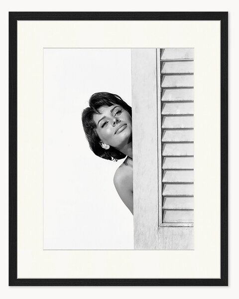 Ručne vyrobená zarámovaná fotografia Sophia Loren