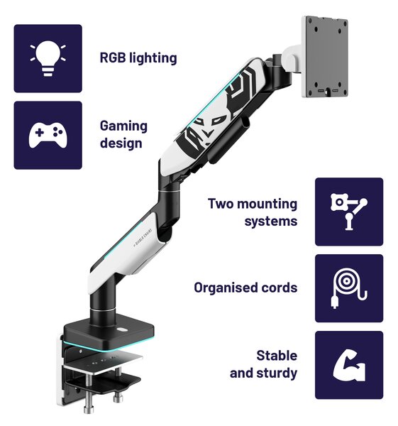 Držiak na monitor LED RGB X-Arm
