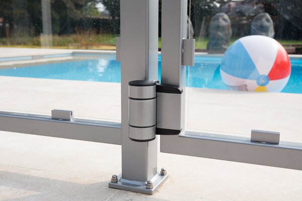 LOCINOX ® DINO dvojložiskový záves 180°, nastaviteľný 2D, RAL9005