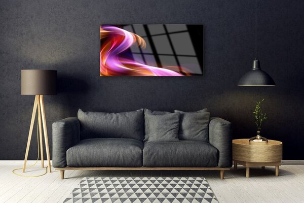 Obraz na skle Abstrakcie vlna umenie 100x50 cm 2 Prívesky