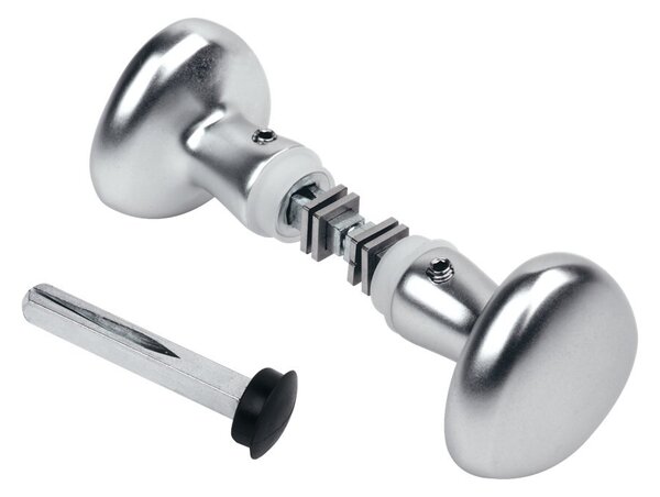 LOCINOX ® Eloxovaná hliníková priama kľučka, pevná/otočná/zaslepená