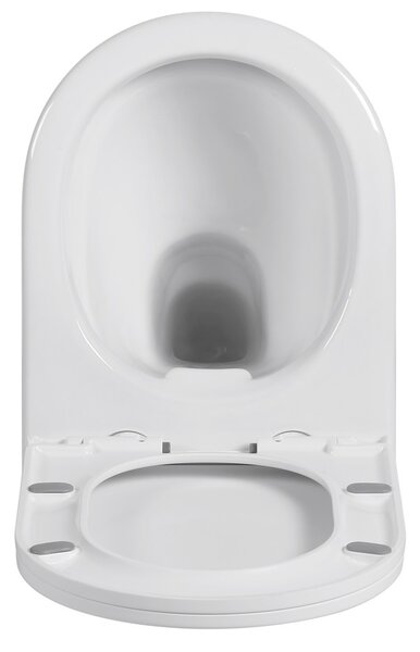 Erga Astrid, závesná WC misa 510x360x360mm, Rimless + toaletné sedadlo s pomalým zatváraním, biela, ERG-V03-ASTRID-RIM-WH