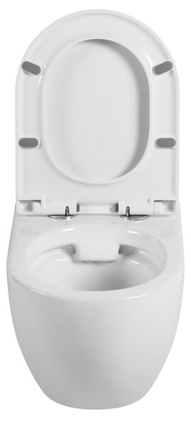 Erga Astrid, závesná WC misa 510x360x360mm, Rimless + toaletné sedadlo s pomalým zatváraním, biela, ERG-V03-ASTRID-RIM-WH