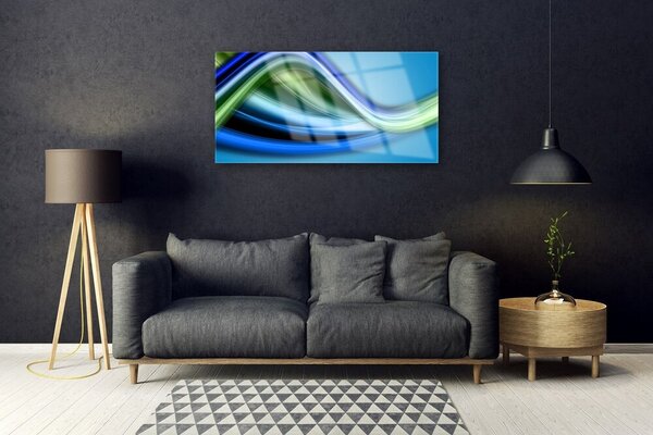 Obraz na skle Abstrakcia umenie 100x50 cm 2 Prívesky