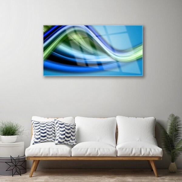 Obraz na skle Abstrakcia umenie 100x50 cm 2 Prívesky