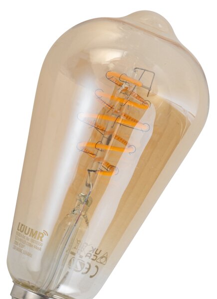 Sada 5 inteligentných stmievateľných LED žiaroviek E27 ST64 Amber 4,9 W 320 lm 2500 K Zigbee