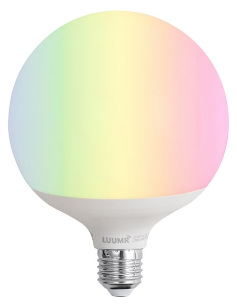 Inteligentná LED žiarovka E27 G120 matná RGBW 9W 806 lm 2700-6500K