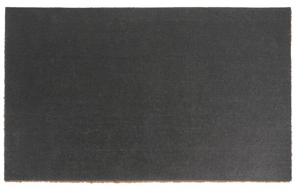 Rohožka viacfarebná prírodné kokosové vlákno 45 x 75 cm PVC protišmyková spodná strana rohož so vzorom citrónov moderná