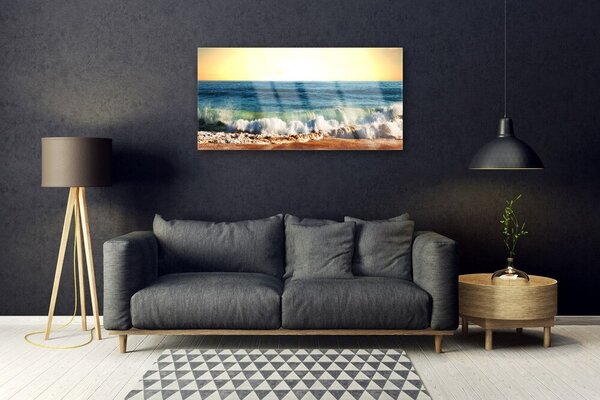 Obraz na skle Oceán pláž príroda 100x50 cm 2 Prívesky