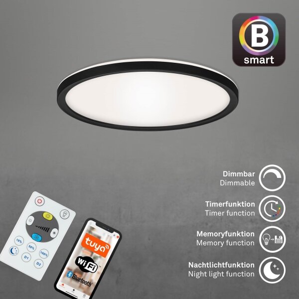 Briloner 7058-015 - LED Stmievateľné svietidlo SLIM LED/18W/230V Wi-Fi Tuya + DO