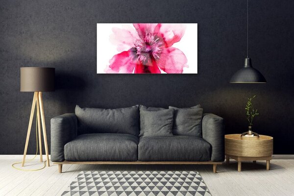 Obraz na skle Kvet 100x50 cm 2 Prívesky