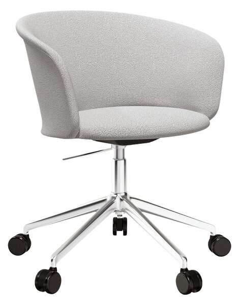 Stolička Kendo 5-star Castors, Porcelain, Hliník – Hem