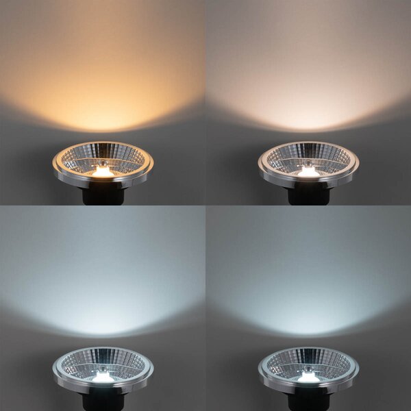 Inteligentná stmievateľná LED žiarovka GU10 AR111 10W 800 lm 2200 - 6500K