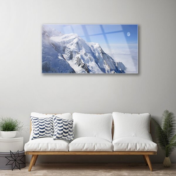Obraz na skle Hory príroda 100x50 cm 2 Prívesky