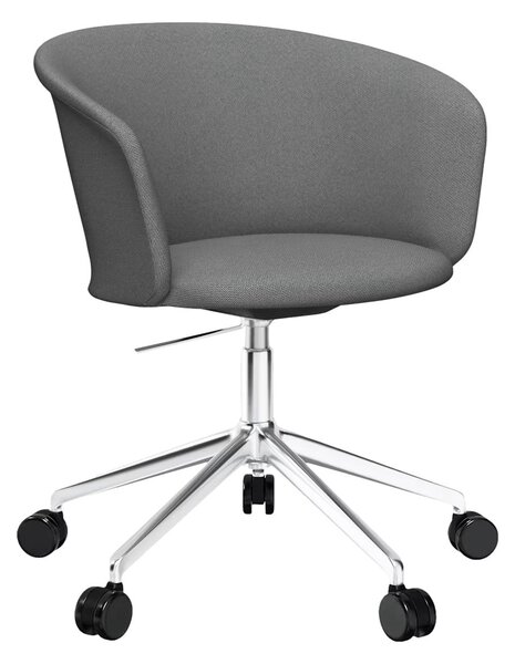 Stolička Kendo 5-star Castors, Grey, Hliník – Hem