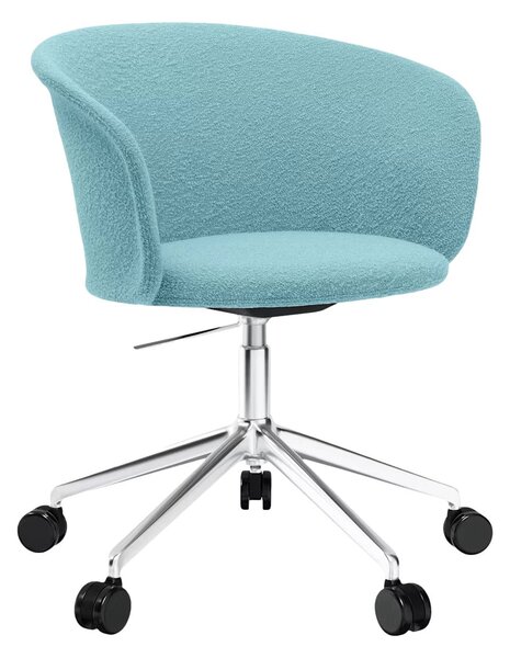 Stolička Kendo 5-star Castors, Icicle, Hliník – Hem
