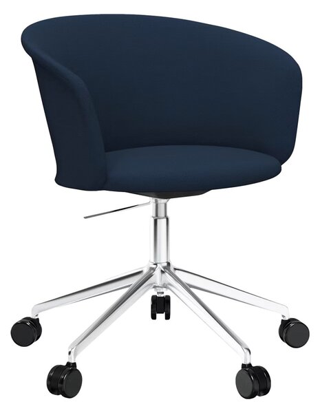 Stolička Kendo 5-star Castors, Dark Blue, Black – Hem