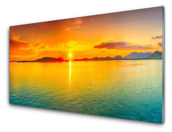 Nástenný panel  More slnko krajina 125x50 cm