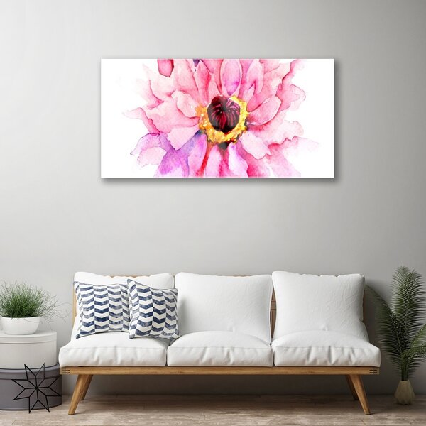 Obraz na skle Kvet 100x50 cm 2 Prívesky