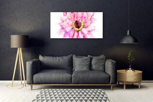 Obraz na skle Kvet 100x50 cm 2 Prívesky