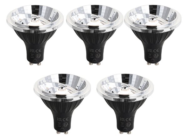 Sada 5 ks GU10 Stmievateľná LED žiarovka 70mm 6.5W 600LM 3000K
