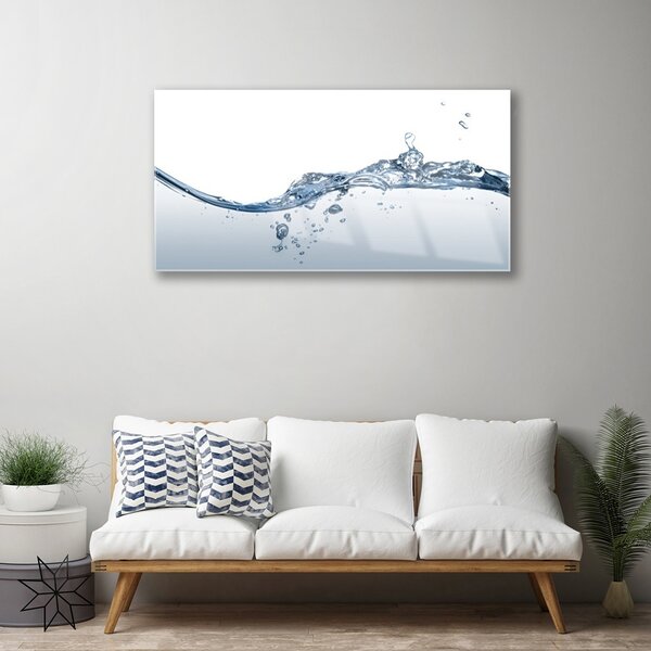 Obraz na skle Voda umenie 100x50 cm 2 Prívesky