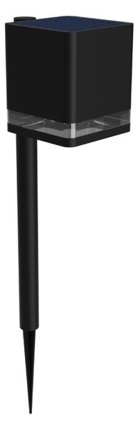 Philips 8720169386839 Virona solárne stojanové svietidlo/stĺpik zapichovací LED V403mm + hrot137mm 1,8W/200lm 2700K IP44 čierna