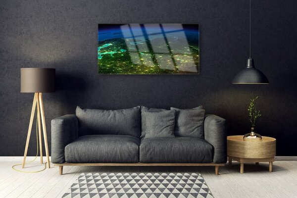 Obraz na skle Abstrakcia umenie 100x50 cm 2 Prívesky