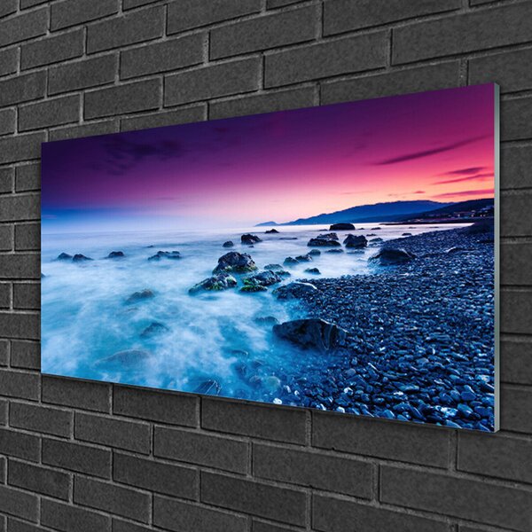 Obraz na skle Oceán pláž príroda 100x50 cm 2 Prívesky