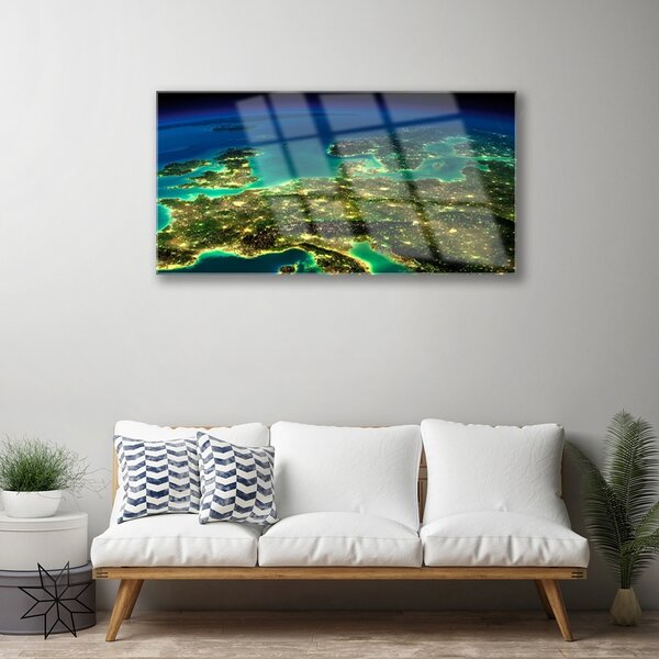 Obraz na skle Abstrakcia umenie 100x50 cm 2 Prívesky