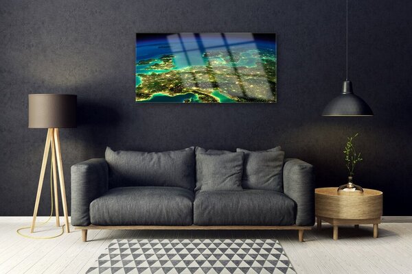 Obraz na skle Abstrakcia umenie 100x50 cm 2 Prívesky