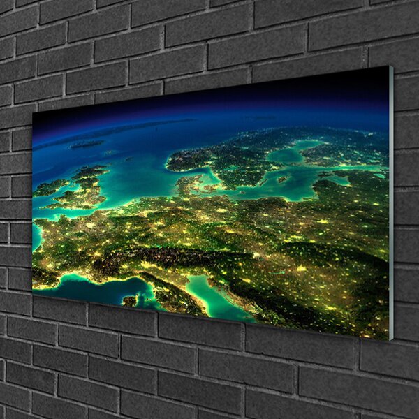 Obraz na skle Abstrakcia umenie 100x50 cm 2 Prívesky