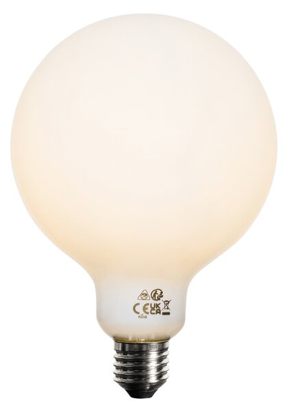 Sada 5 ks E27 3-stupňová stmievateľná LED žiarovka opálová G125 4W 450lm 2700K