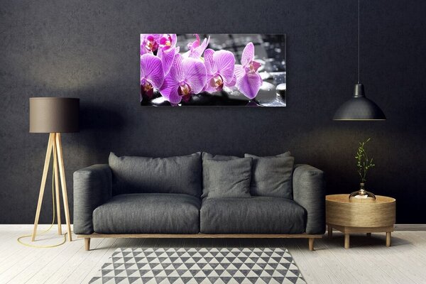 Obraz na skle Kvet kamene 100x50 cm 2 Prívesky