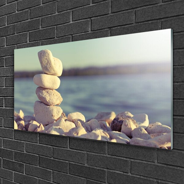 Obraz na skle Kamene umenie 100x50 cm 2 Prívesky