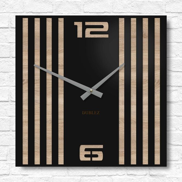 DUBLEZ | 3D hodiny na stenu - Urban Lines