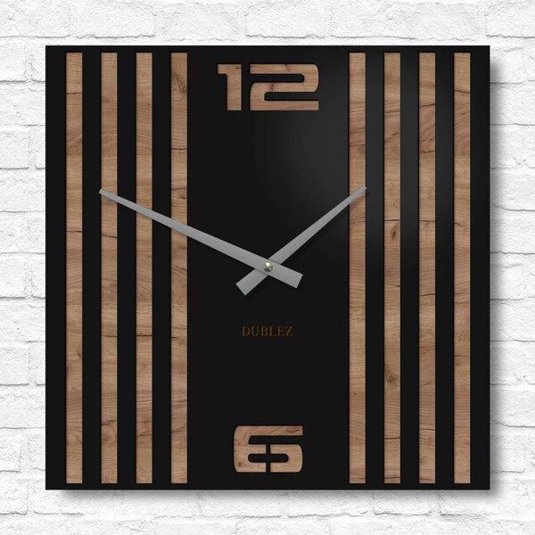 DUBLEZ | 3D hodiny na stenu - Urban Lines