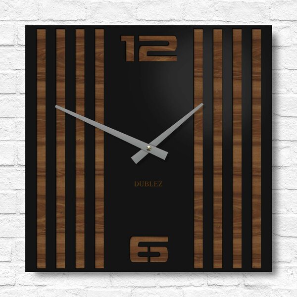 DUBLEZ | 3D hodiny na stenu - Urban Lines