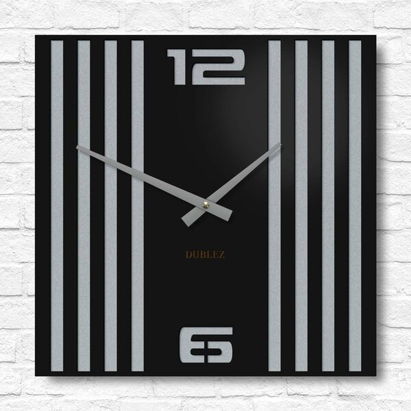 DUBLEZ | 3D hodiny na stenu - Urban Lines